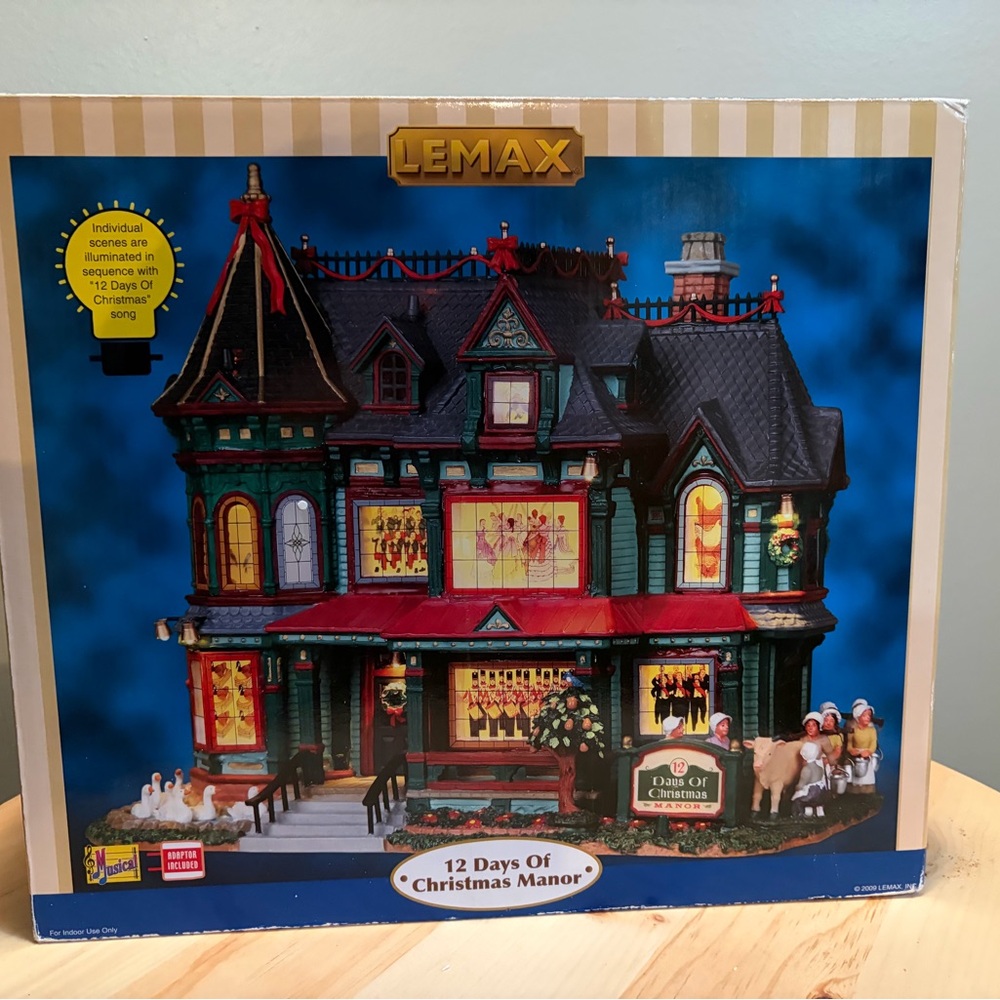 Lemax 12 Days of Christmas Manor